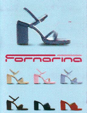 stock di scarpe fornarina